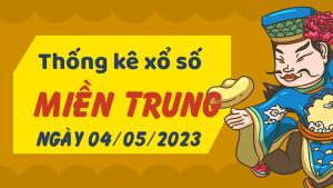 Thống kê phân tích XSMT Thứ 5 ngày 04/05/2023 - Thống kê giải đặc biệt phân tích cầu lô tô xổ số miền Trung 04/05/2023