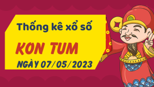 Thống kê phân tích XSKT Chủ Nhật ngày 07/05/2023 - Thống kê giải đặc biệt phân tích cầu lô tô xổ số Kon Tum 07/05/2023