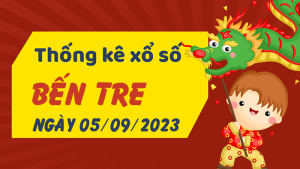 Thống kê phân tích XSBT Thứ 3 ngày 05/09/2023 - Thống kê giải đặc biệt phân tích cầu lô tô xổ số Bến Tre 05/09/2023