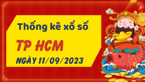 Thống kê phân tích XSHCM Thứ 2 ngày 11/09/2023 - Thống kê giải đặc biệt phân tích cầu lô tô xổ số TP Hồ Chí Minh 11/09/2023