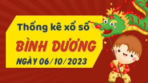 Thống kê phân tích XSBD Thứ 6 ngày 06/10/2023 - Thống kê giải đặc biệt phân tích cầu lô tô xổ số Bình Dương 06/10/2023