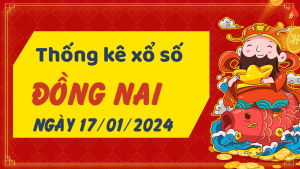 Thống kê phân tích XSDN Thứ 4 ngày 17/01/2024 - Thống kê giải đặc biệt phân tích cầu lô tô xổ số Đồng Nai 17/01/2024