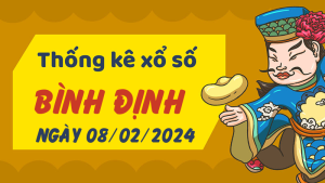 Thống kê phân tích XSBDI Thứ 5 ngày 08/02/2024 - Thống kê giải đặc biệt phân tích cầu lô tô xổ số Bình Định 08/02/2024